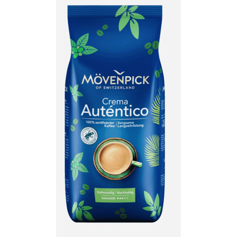 Movenpick coffee Crema El Autentico kafijas pupiņas 1kg