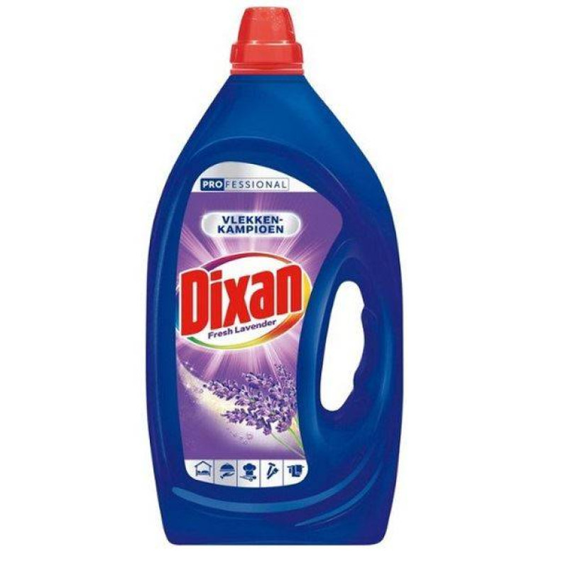 Dixan 100 mazgāšanas/5L mazgāšanas želeja (svaiga lavanda)