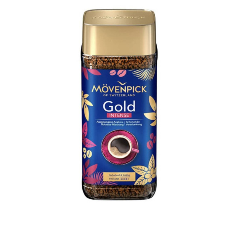 Movenpick Gold Intense šķīstošā kafija 200g