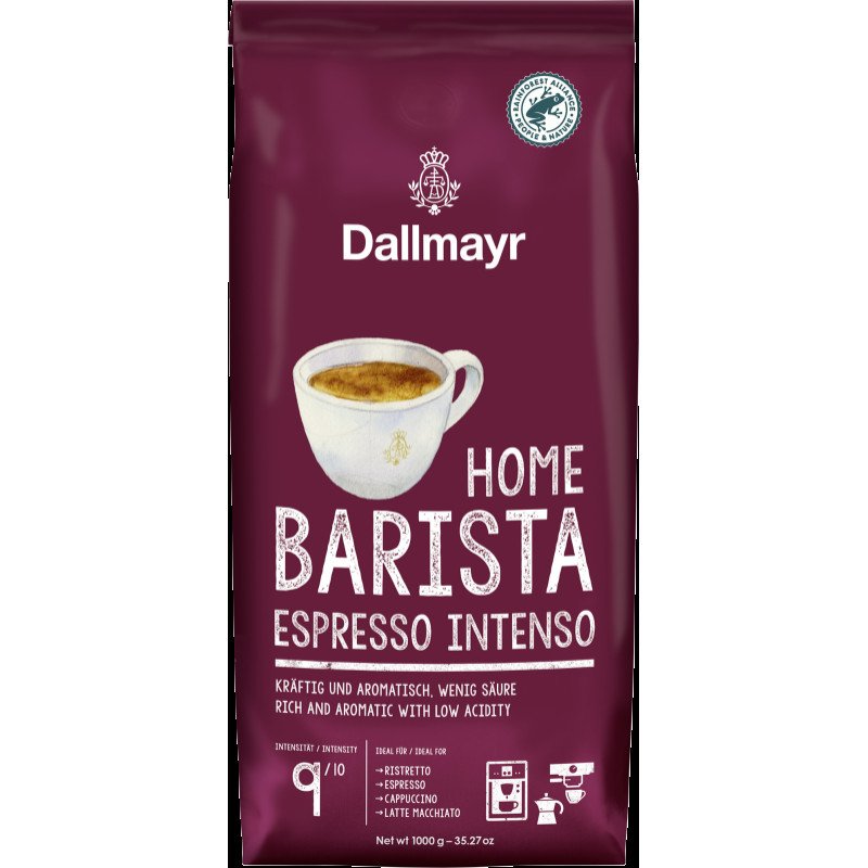 Dallmayr Home Barista Espresso Intenso kafijas pupiņas 1kg