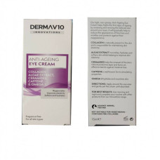 DERMA V10 Q10 антивозрастной крем для кожи вокруг глаз 15мл