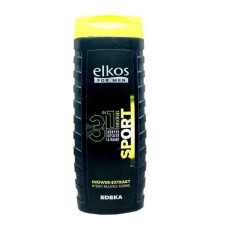 Elkos dušas želeja 3in1 MEN 300ml SPORT