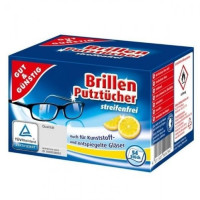 GG  mitrās salvetes briļļu tīrīšanai Brillenputztuecher 54gb