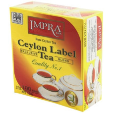 Impra Ceylon Label exclusive Quality Nr.1 melna tēja 100 paciņas 1.5 g.