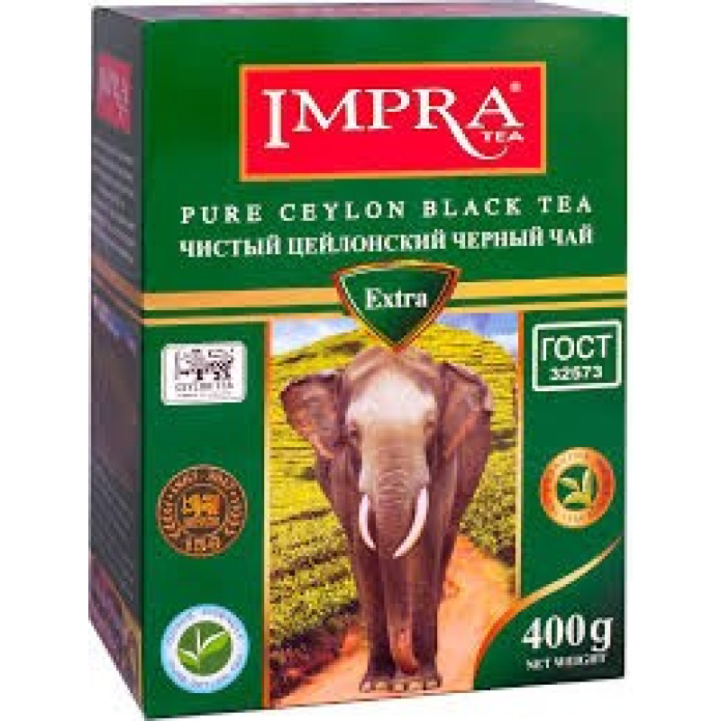 Impra Pure ceilona melna tēja  paciņa, 400g