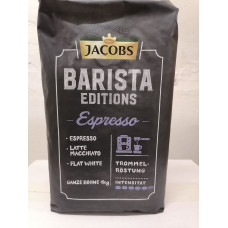 Jacobs barista editions espresso кофе в зернах 1 kг.