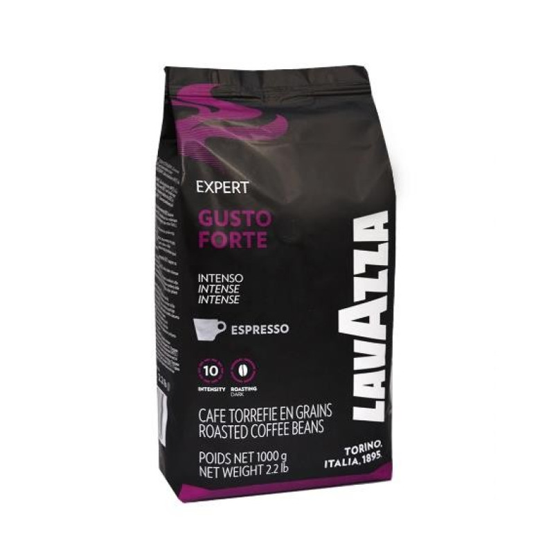 Lavazza expert gusto forte kafijas pupiņas 1kg