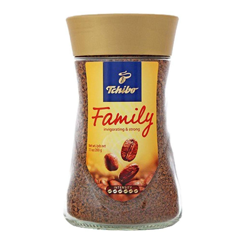 Tchibo Family invigorating & strong šķīstošā kafija 200g