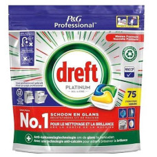 Таблетки для посудомоечной машины Dreft Platinum 75шт (лимон)