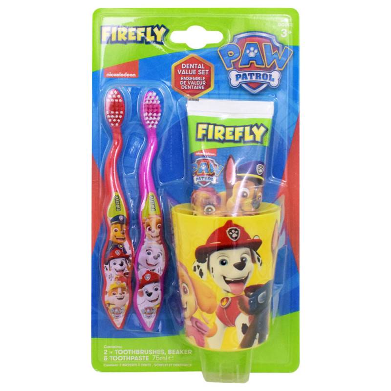 Firefly Paw Patrol komplekts zobu kopšanai