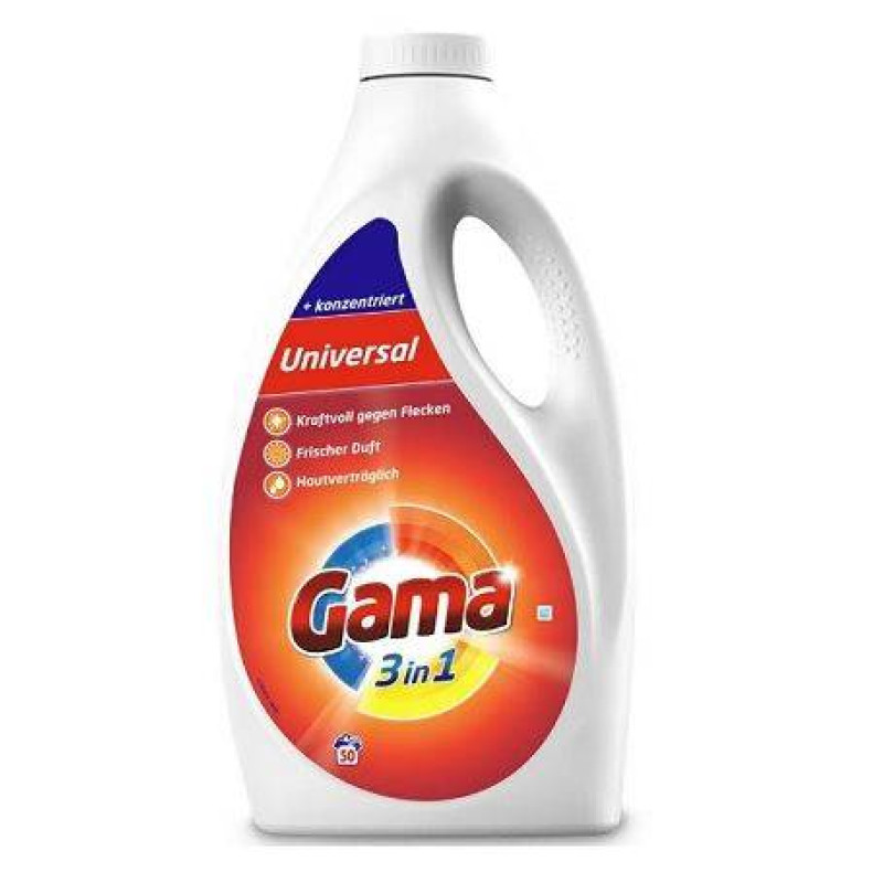 Gama 50washes/ 2,5 L mazgāšanas želeja( universāla)