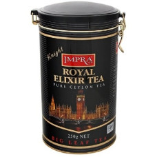 Impra  Royal Elixir Knight крупнолистовой рассыпной черный чай с бергамотом в жестяной банке, 250г