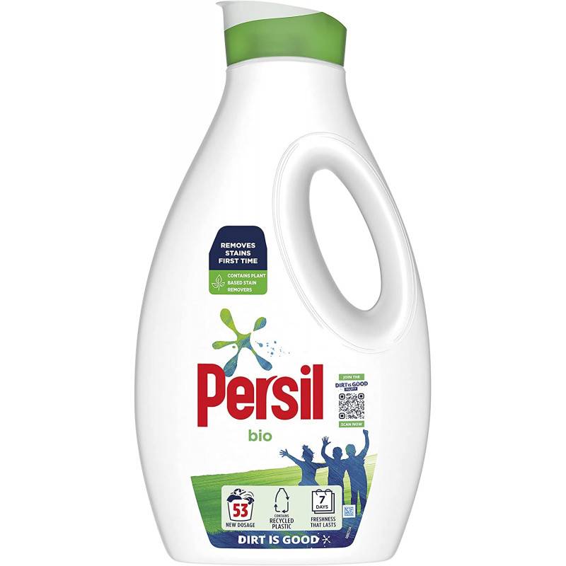 Persil Bio šķidrais veļas mazgāšanas līdzeklis Universāls 53reizēm 1.43L