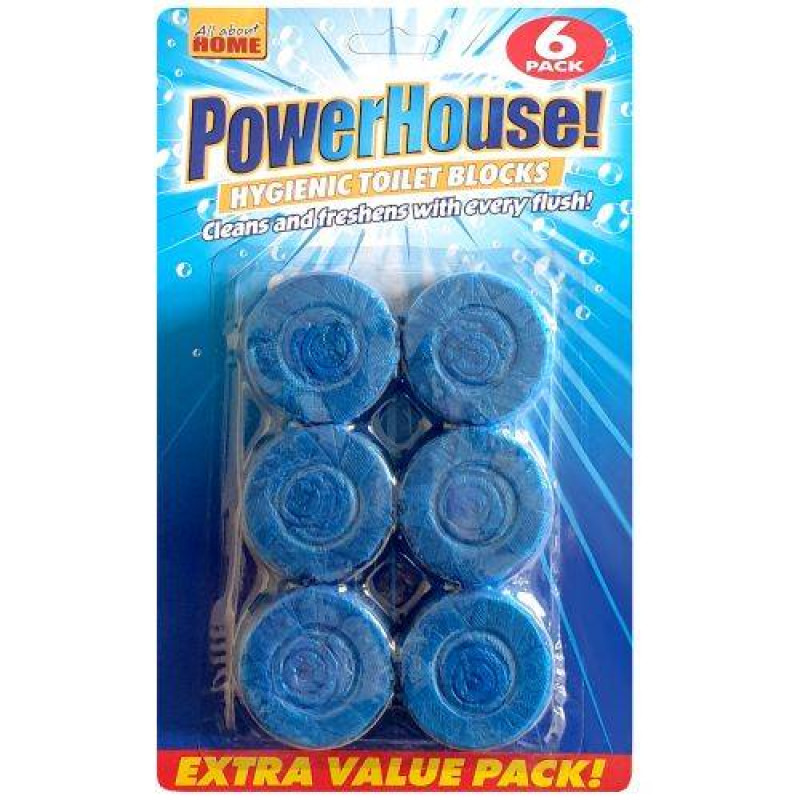 Power House higiēnisks bloks skalojamai kastei Zils 6gb