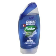 RADOX dušas gēls 2 in 1 vīriešiem 250ml FEEL AWAKE