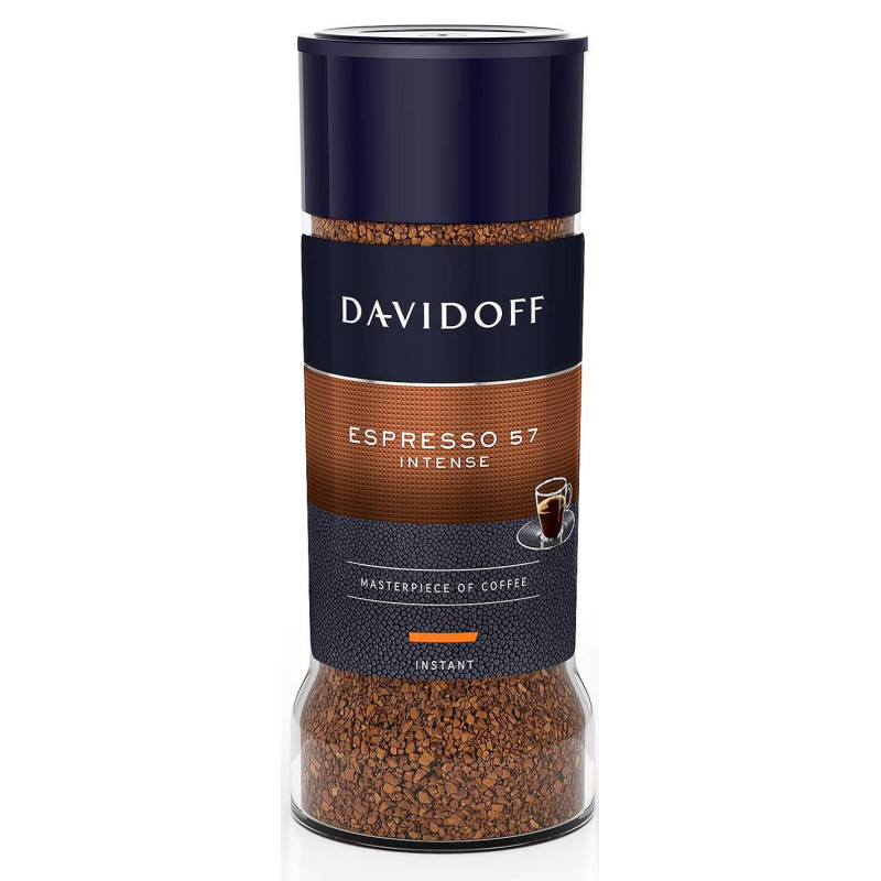 DAVIDOFF ESPRESSO INTENSE 57 šķīstošā kafija 100g