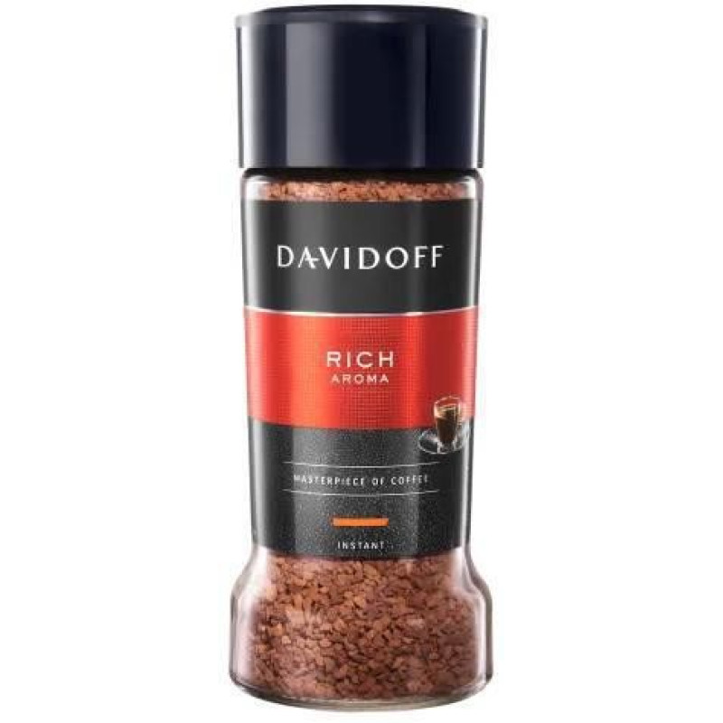 DAVIDOFF RICH AROMA šķīstošā kafija 100g