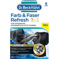 Dr.Beckmann Farb&Faser Refresh 2in1 melnas auduma salvetes krāsu un šķiedru kopšanai mazgāšanas laikā 6gb