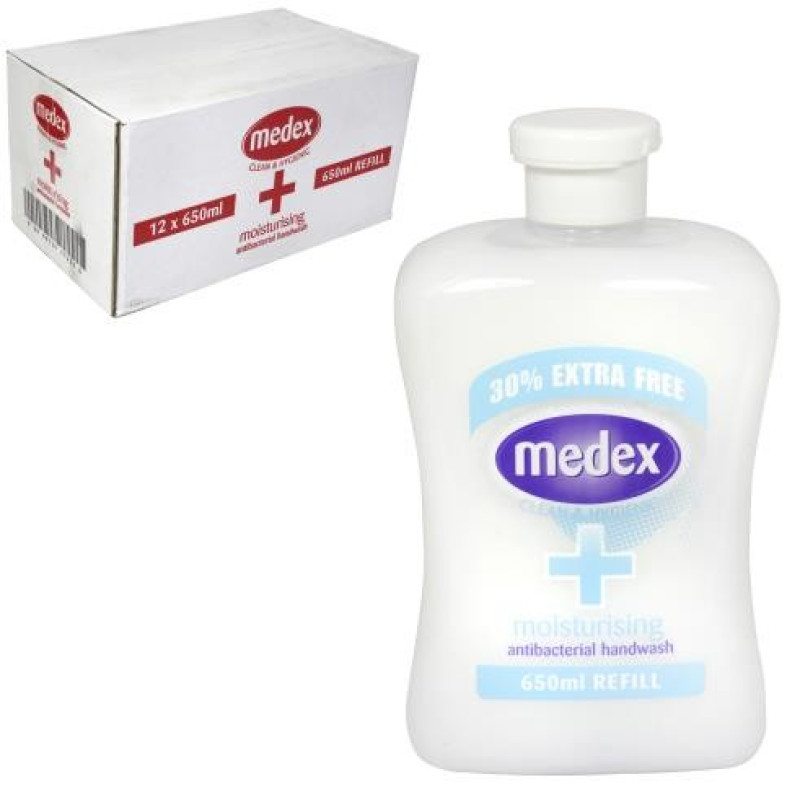 MEDEX antibakteriālās ziepes rokām mitrinošas 650ml