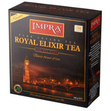 Impra Royal Elixir Tea Knight melnā tēja ar bergamoti paciņās 200g (100 gab.)