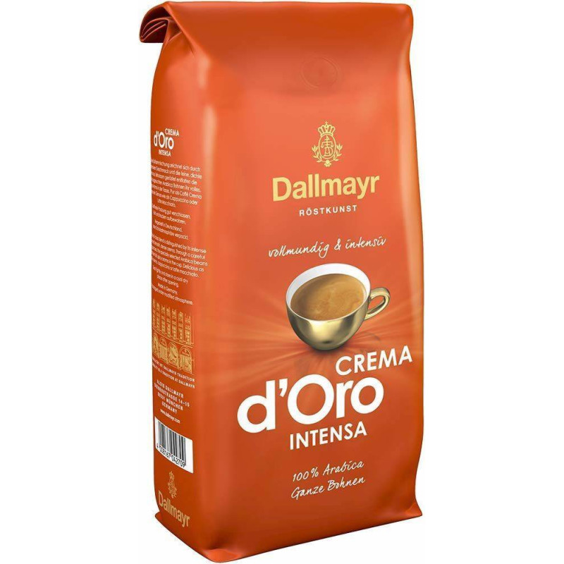 Dallmayr crema d,oro intensa kafijas pupiņas 1 kg.