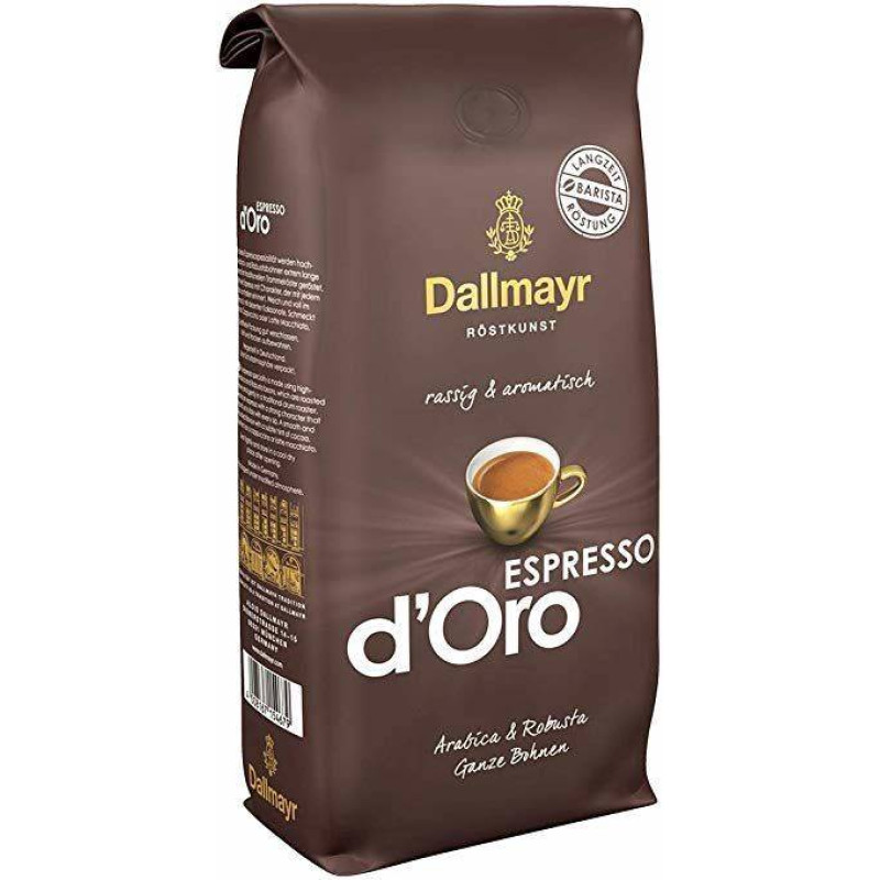 Dallmayr espresso d,oro kafijas pupiņas 1 kg.