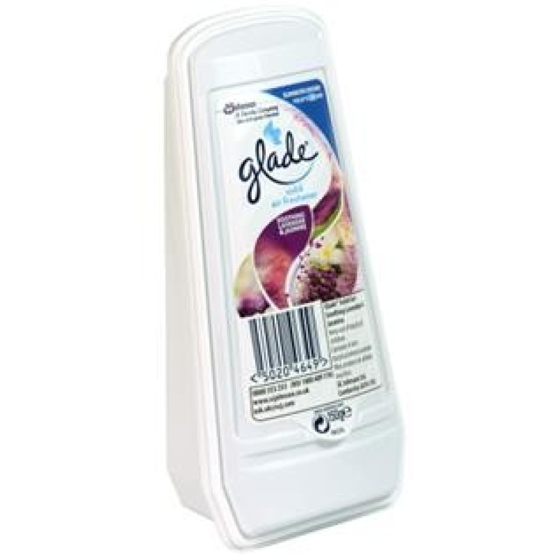 GLADE ESSENCE gaisa atsvaidzinātājs cietā želeja ar lavandas un jasmīna smaržu 150g