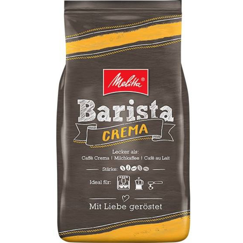 Melitta barista crema kafijas pupiņas 1 kg.