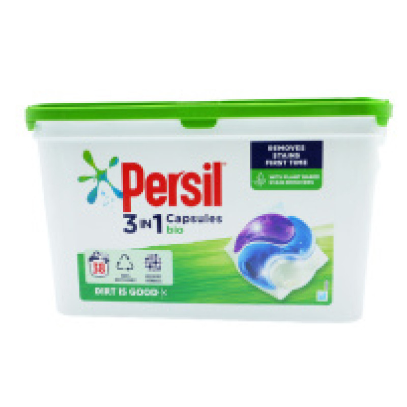 Persil veļas mazgāšanas kapsulas 3in1 Active Clean 38gab.