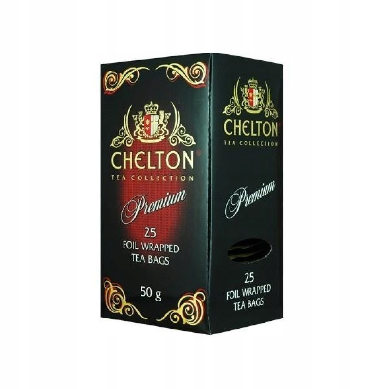 Chelton PREMIUM Black melnā tēja paciņās 25x2g