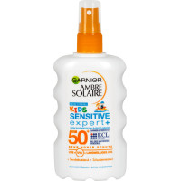 Garnier Ambre Solaire sauļošanās aizsarglīdzeklis jutīgai ādai Kids sensitive SPF 50+ (150ml)