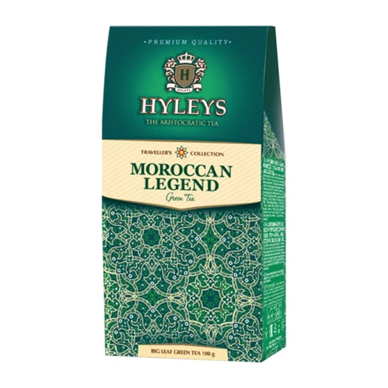 Hyleys zaļā tēja "MOROCCAN LEGEND" 100g (kartons)