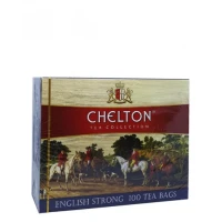 Chelton ENGLISH STRONG  Ceilonas melnā tēja paciņās  100x1,5g