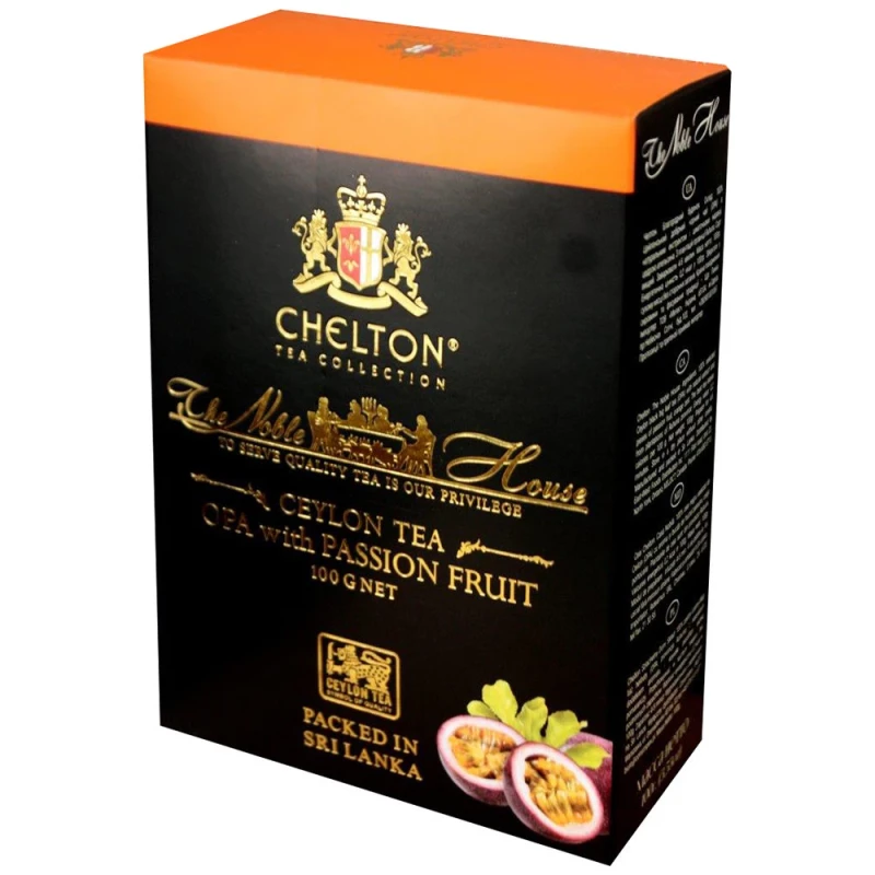 Chelton OPA with PASSION FRUIT melnā tēja ar marakujas gabaliņiem 100g